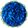 Blue Color Decorative  - Pebbles